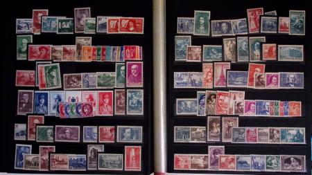 1940-1975, Lot de France avec plusieurs collections
