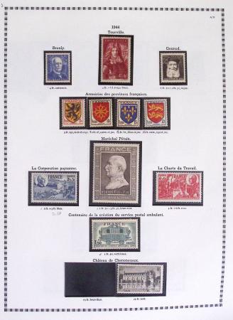 1940-1975, Lot de France avec plusieurs collections
