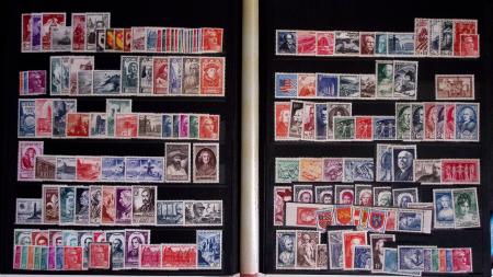 1940-1975, Lot de France avec plusieurs collections