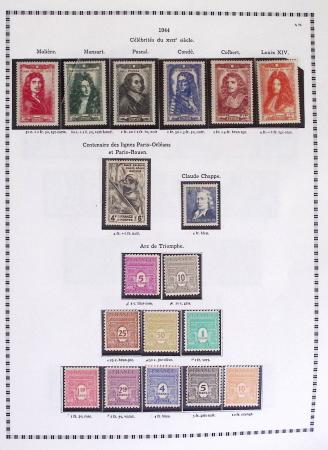 1940-1975, Lot de France avec plusieurs collections