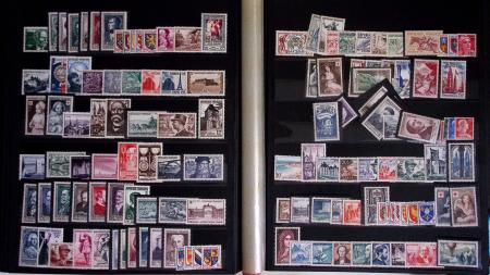 1940-1975, Lot de France avec plusieurs collections