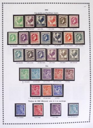 1940-1975, Lot de France avec plusieurs collections
