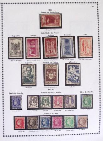 1940-1975, Lot de France avec plusieurs collections