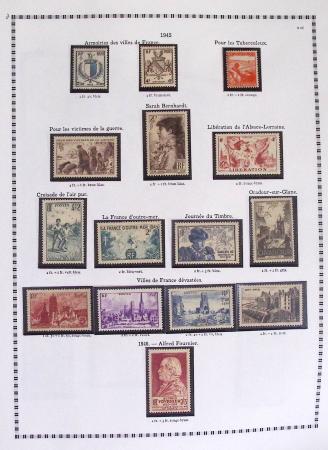 1940-1975, Lot de France avec plusieurs collections