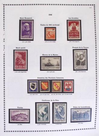 1940-1975, Lot de France avec plusieurs collections