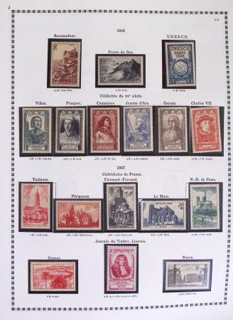 1940-1975, Lot de France avec plusieurs collections