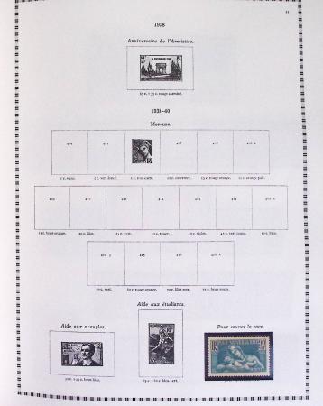 1940-1975, Lot de France avec plusieurs collections