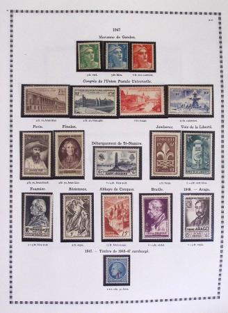 1940-1975, Lot de France avec plusieurs collections