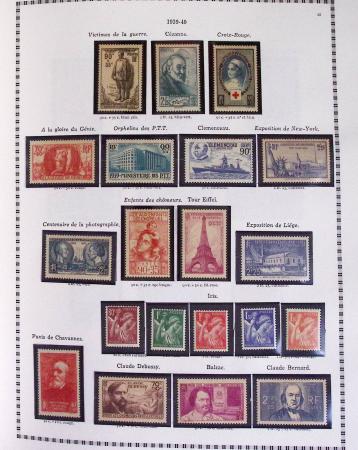 1940-1975, Lot de France avec plusieurs collections