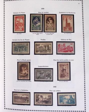 1940-1975, Lot de France avec plusieurs collections