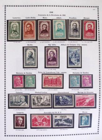 1940-1975, Lot de France avec plusieurs collections