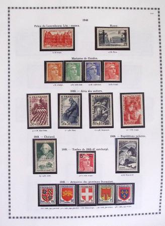 1940-1975, Lot de France avec plusieurs collections