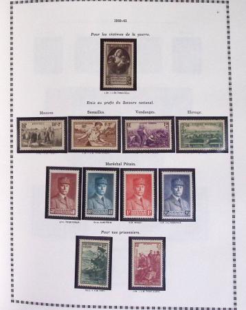 1940-1975, Lot de France avec plusieurs collections
