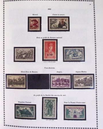 1940-1975, Lot de France avec plusieurs collections