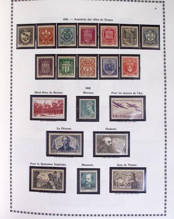 1940-1975, Lot de France avec plusieurs collections