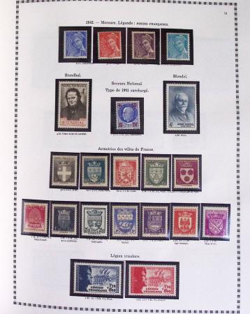 1940-1975, Lot de France avec plusieurs collections