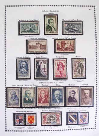 1940-1975, Lot de France avec plusieurs collections