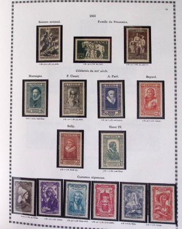 1940-1975, Lot de France avec plusieurs collections