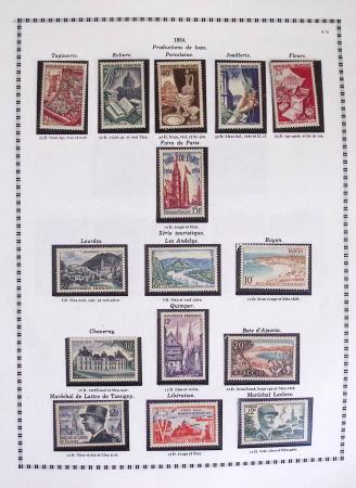 1940-1975, Lot de France avec plusieurs collections
