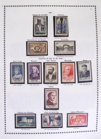 1940-1975, Lot de France avec plusieurs collections