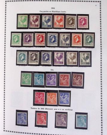 1940-1975, Lot de France avec plusieurs collections