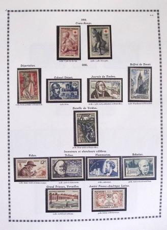 1940-1975, Lot de France avec plusieurs collections