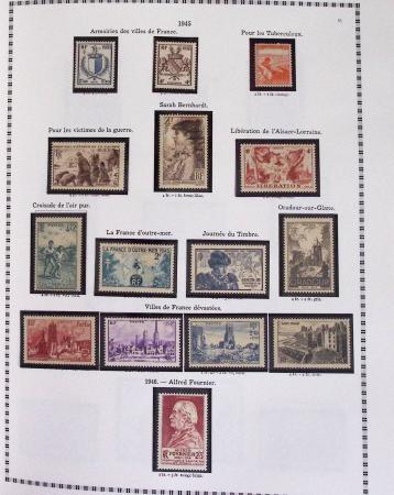 1940-1975, Lot de France avec plusieurs collections