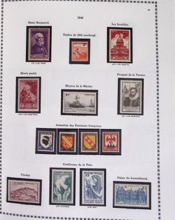 1940-1975, Lot de France avec plusieurs collections