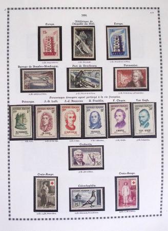 1940-1975, Lot de France avec plusieurs collections