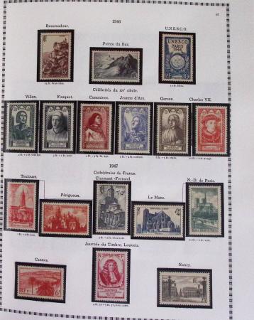 1940-1975, Lot de France avec plusieurs collections