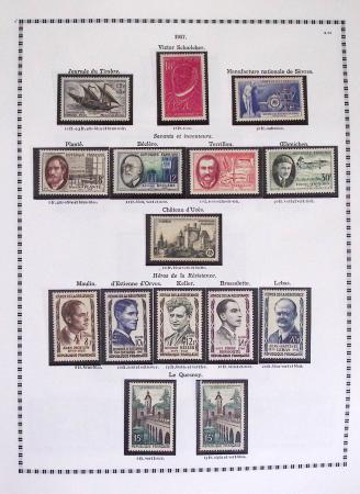 1940-1975, Lot de France avec plusieurs collections