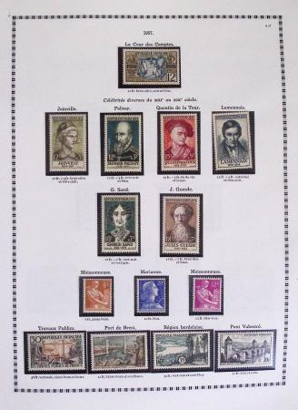 1940-1975, Lot de France avec plusieurs collections