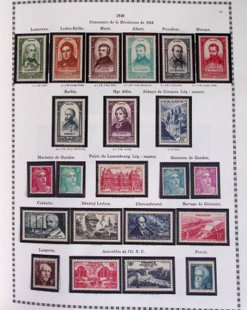 1940-1975, Lot de France avec plusieurs collections