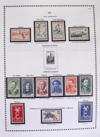 1940-1975, Lot de France avec plusieurs collections