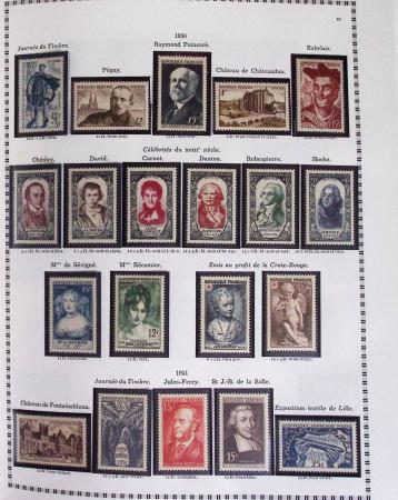 1940-1975, Lot de France avec plusieurs collections