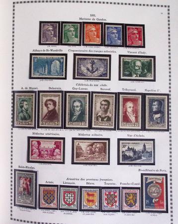 1940-1975, Lot de France avec plusieurs collections