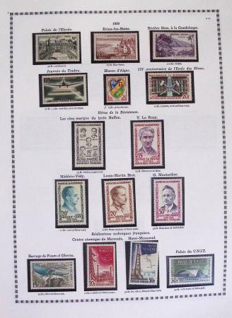 1940-1975, Lot de France avec plusieurs collections