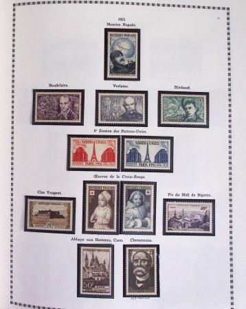 1940-1975, Lot de France avec plusieurs collections