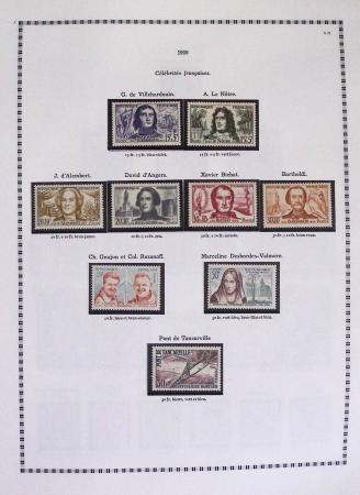 1940-1975, Lot de France avec plusieurs collections