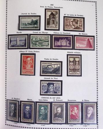 1940-1975, Lot de France avec plusieurs collections