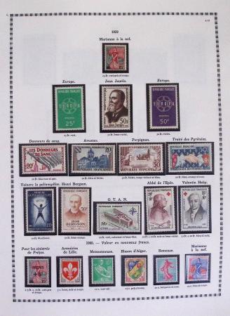 1940-1975, Lot de France avec plusieurs collections