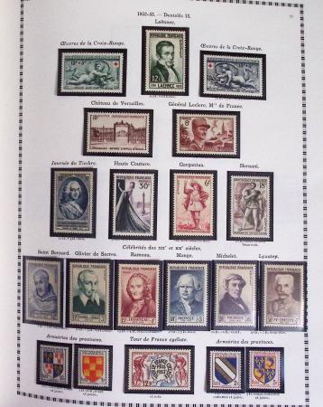 1940-1975, Lot de France avec plusieurs collections