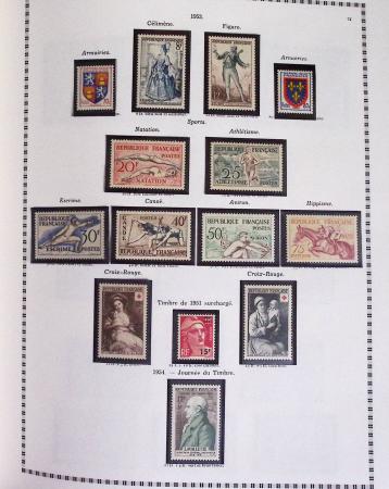 1940-1975, Lot de France avec plusieurs collections