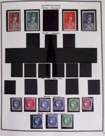 1940-1975, Lot de France avec plusieurs collections