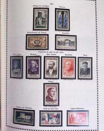 1940-1975, Lot de France avec plusieurs collections