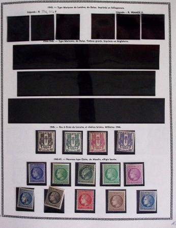 1940-1975, Lot de France avec plusieurs collections