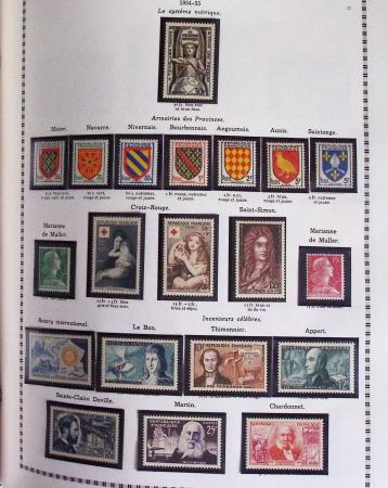 1940-1975, Lot de France avec plusieurs collections