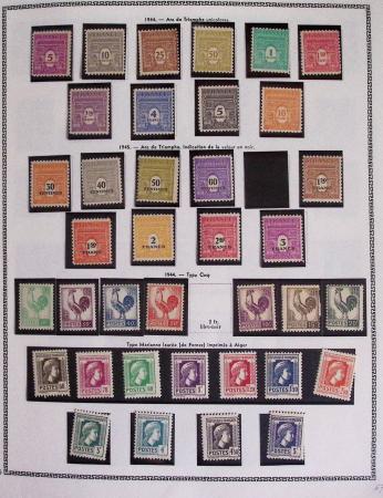 1940-1975, Lot de France avec plusieurs collections