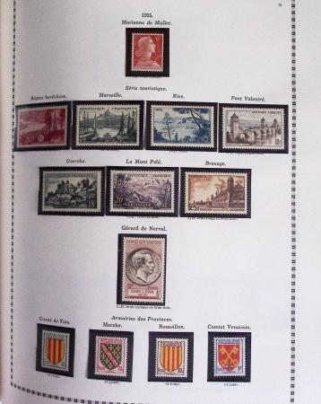 1940-1975, Lot de France avec plusieurs collections