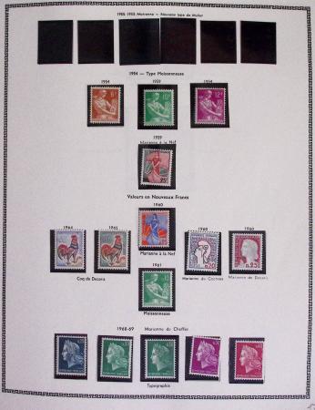 1940-1975, Lot de France avec plusieurs collections